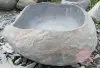 Product image 3 of the product “Riverstone basin, natural surface, polished inside. Dia approx 151-160cm Height 71-80cm ”